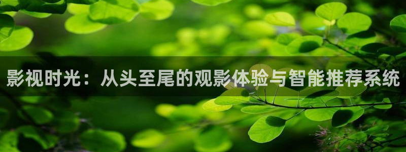 蓝莓视频▇：影视时光：从头至尾的观影体验与智能推荐系统